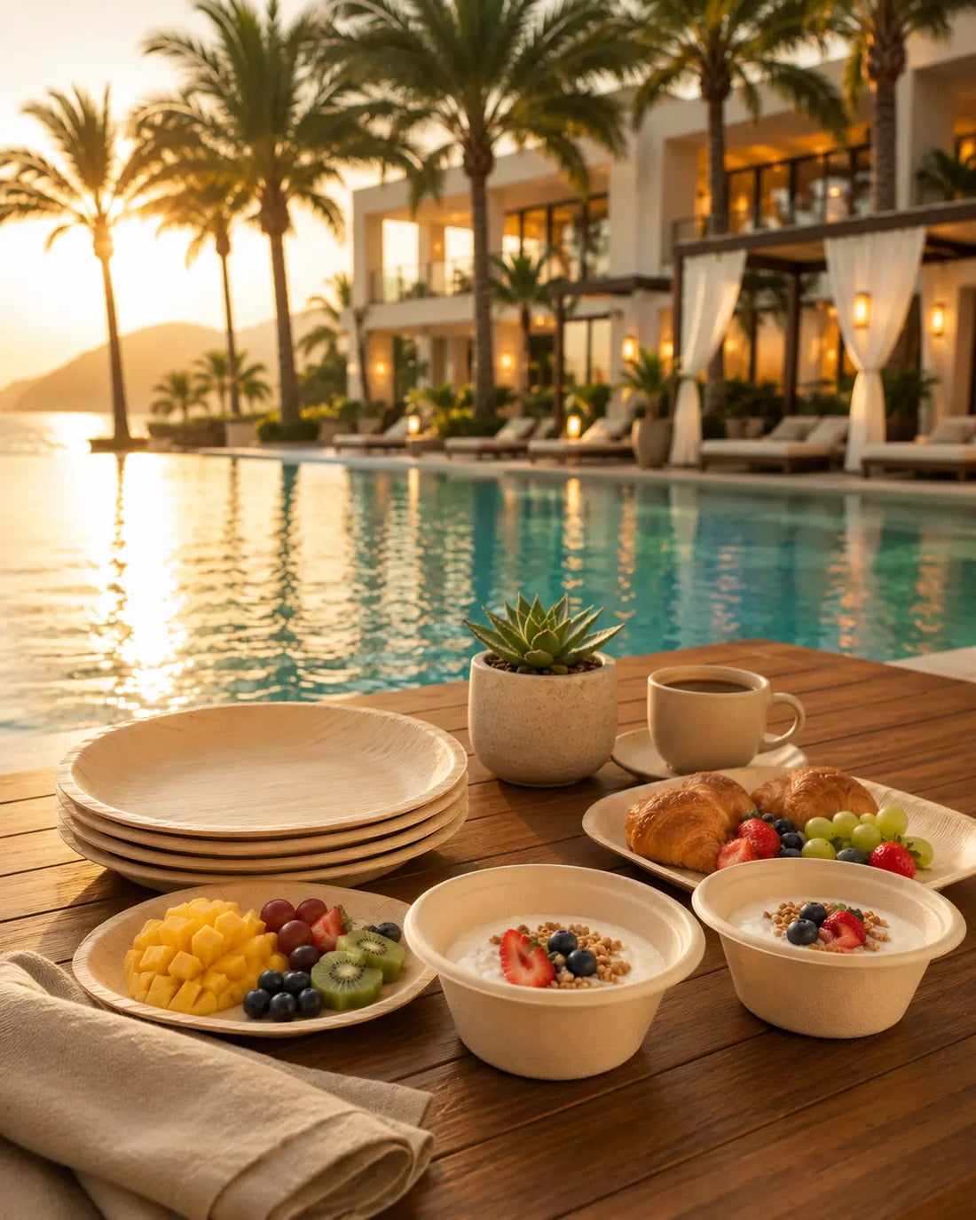 Duurzaam servies voor strandtenten en beach clubs