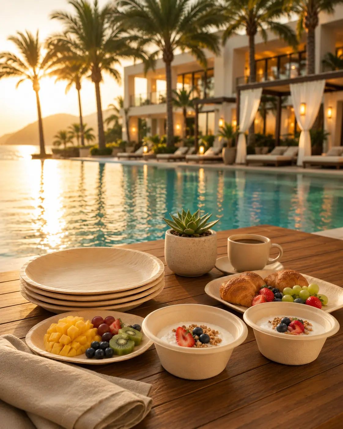 Duurzaam servies voor strandtenten en beach clubs