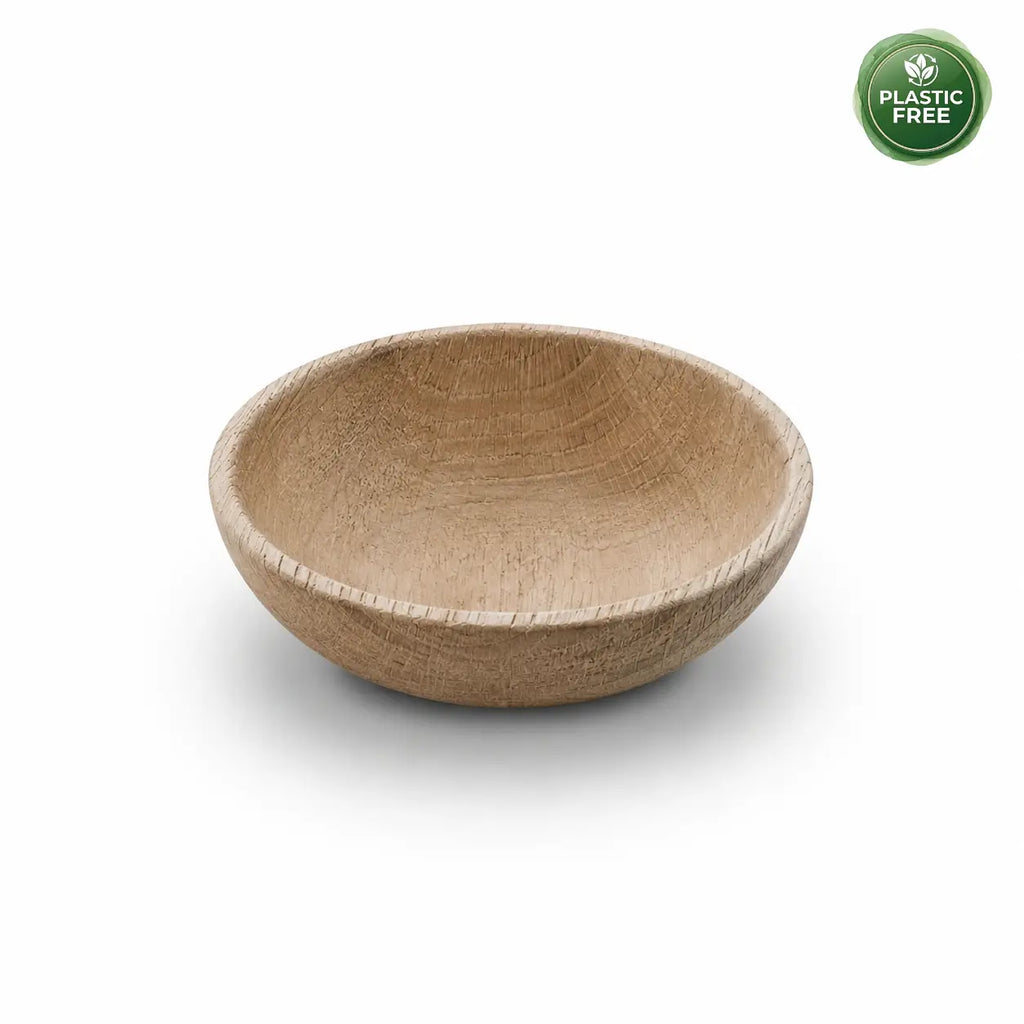 Organisch Palmblad Klassieke Ronde Kom – 12 × 3 cm