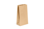 12 SOS Kraft Paper Bags-Flat Bottom Grocery & Bakery Bags