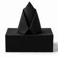 Premium Disposable Black Airlaid Paper Dinner Napkin – 40x40cm | 2 Ply, 1/8 Fold, Elegant & Absorbent
