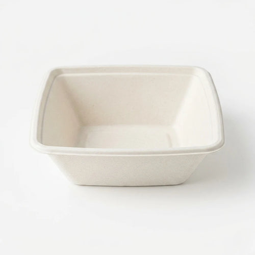 Square Bagasse Bowl 750ml