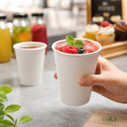 Milieuvriendelijke 8 oz Ronde Bagasse Beker - 250 ml