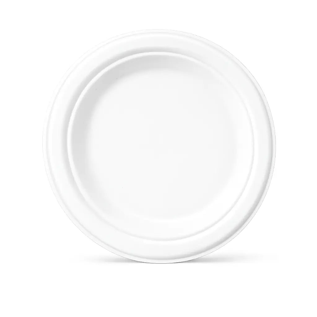 Milieuvriendelijk Bagasse Rond Bord - 23 cm