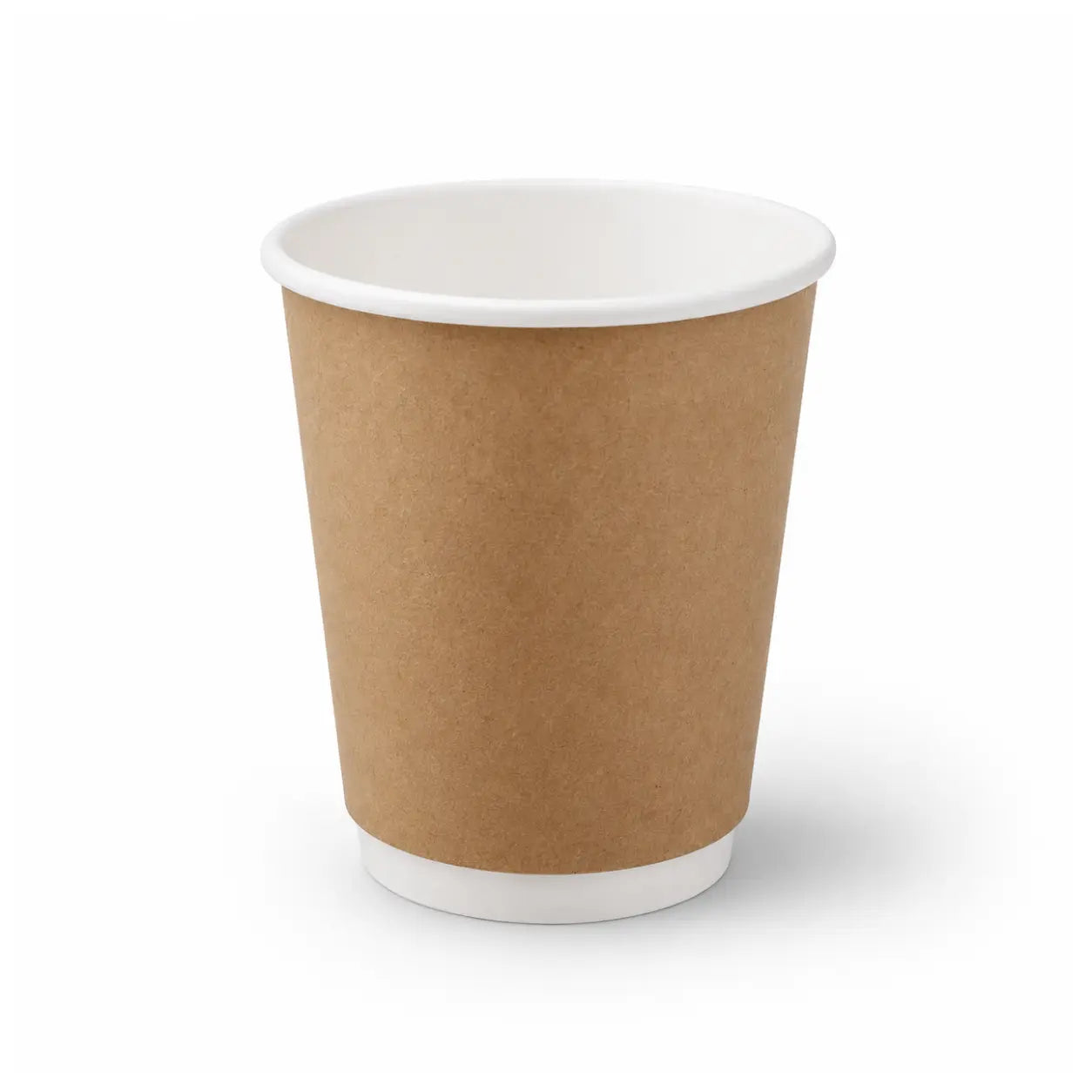Eco Friendly 10 oz Disposable Brown Double Wall Kraft Hot and Cold Drink Paper Cup – 360 ml