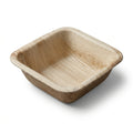 Organic Palm Leaf Square Deep Bowl | 11×11×3 cm
