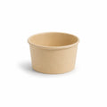 Eco-Friendly 3 oz Disposable Bamboo Paper Ice Cream Cup – 90 ml | 7.2 x 6.2 x 4 cm