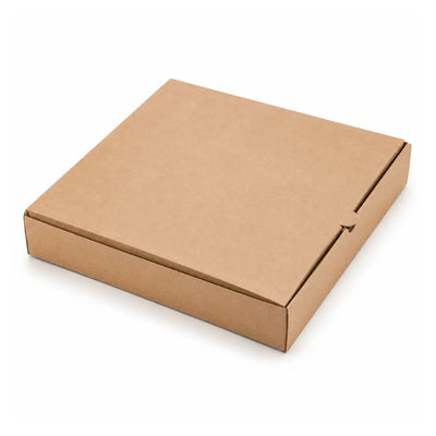 Eco-Friendly 14 Inch Disposable Brown Kraft Paper Pizza Box – 36 x 36 x 4.5 cm