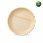 Organic Palm Round Plate - 25 cm