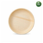 Organic Palm Round Plate - 23 cm