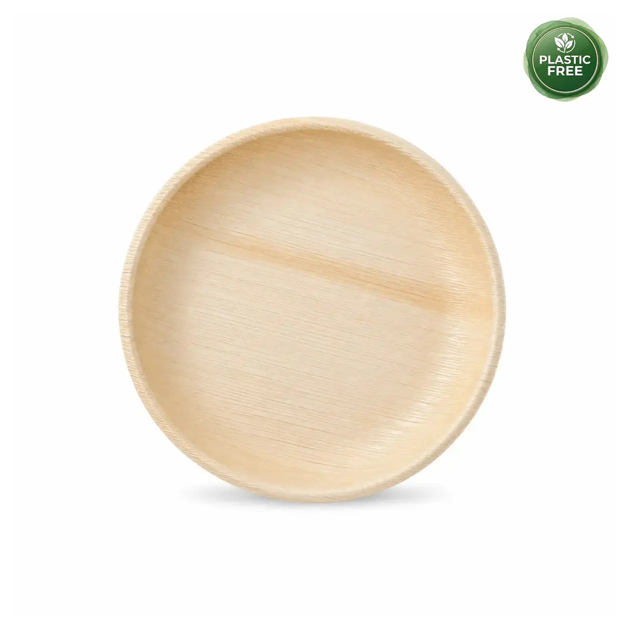 Organic Palm Round Plate - 23 cm