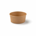 Eco-Friendly 26 oz Disposable Kraft Paper Salad Bowl – 750 ml | 15.0 x 12.8 x 6.0 cm