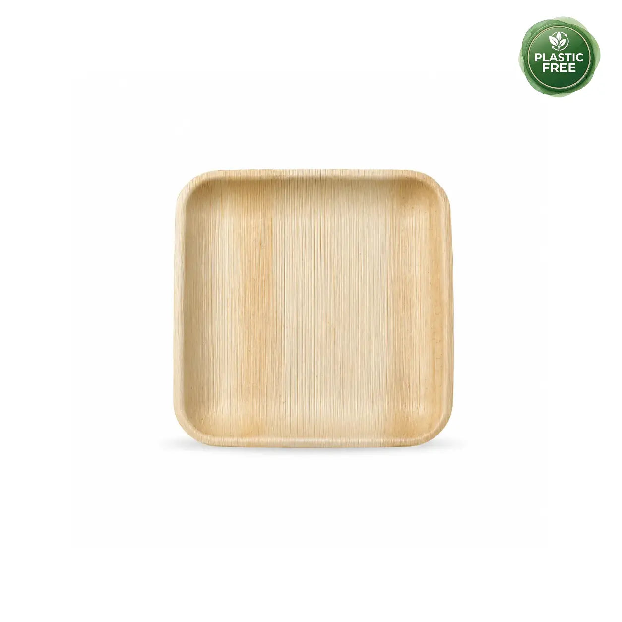 Organic Palm Square Plate - 15 cm