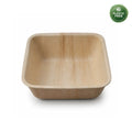 Organic Palm Leaf Square Deep Bowl | 17×17×4.5 cm