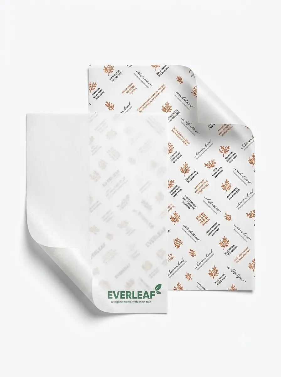 Custom printed greaseproof paper configuration preview